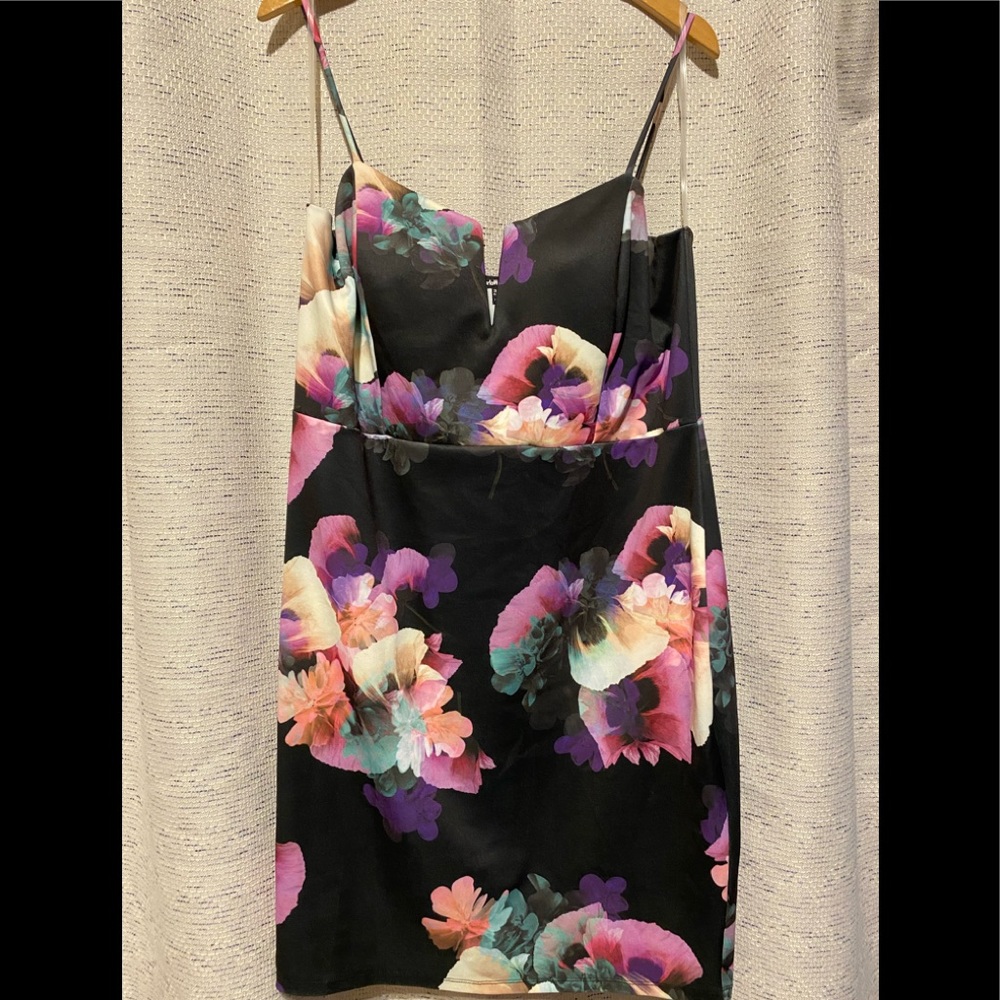 Black fitted Tube Fitted Dress